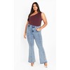 Women's Plus Size Asha Mia Jean - light denim | CITY CHIC - 2 of 4