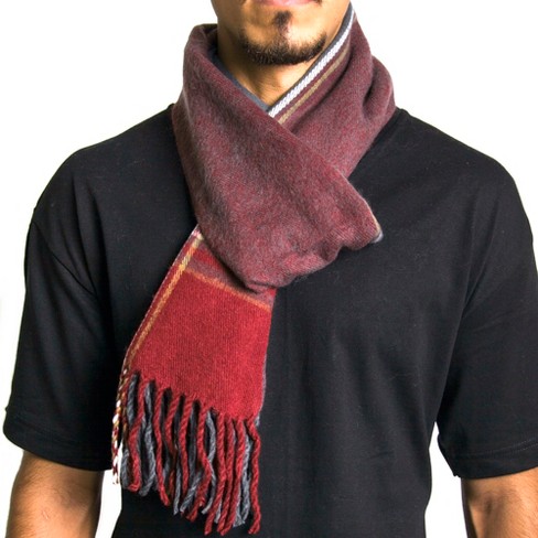 Men's Red Scarves