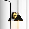 Jynn 7" Wall Sconce - SCN4074 - Black/Brass - Safavieh - 4 of 4
