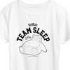 Women's - Pokémon - Snorlax Team Sleep Short Sleeve Graphic T-Shirt - 2 of 4