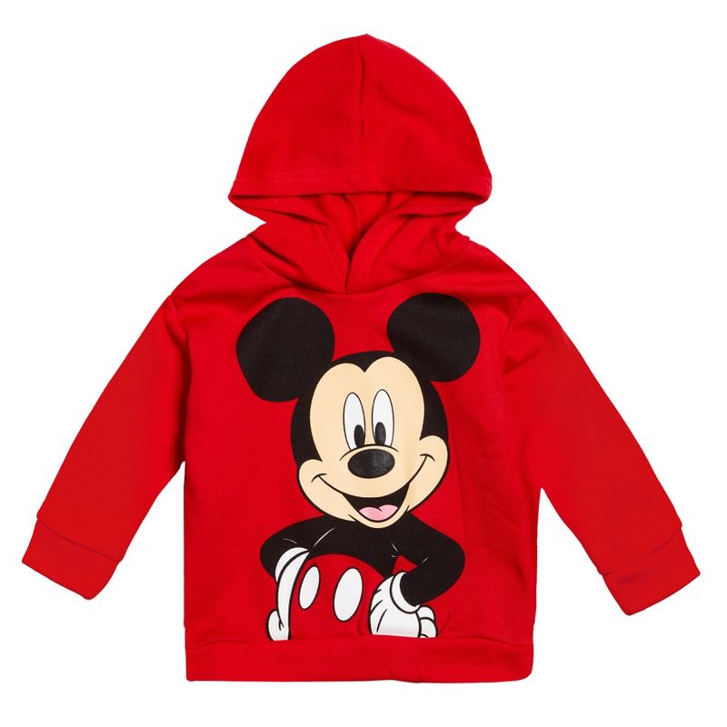 Disney Mickey Mouse Christmas Fleece Pullover Hoodie and Pants Outfit Set Infant to Little Kid , 2 of 8