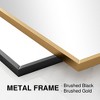 Lirago 52" Modern Gold Framed Bathroom Mirror Sleek Rectangle Vanity Mirror with Easy Installation for Bathroom Bedroom or Entryway - 4 of 4