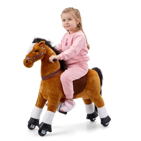 Lil’ Jumbl Small Ride On Horse, Kids Ride On Toy With Realistic Sounds ...