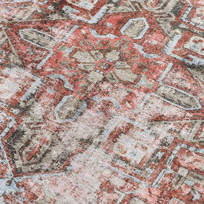 Vintage Boho Medallion Multi-Color Synthetic 2'x3' Area Rug