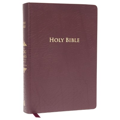 Study Bible-KJV - 2nd Edition,Large Print by  Thomas Nelson (Leather Bound)