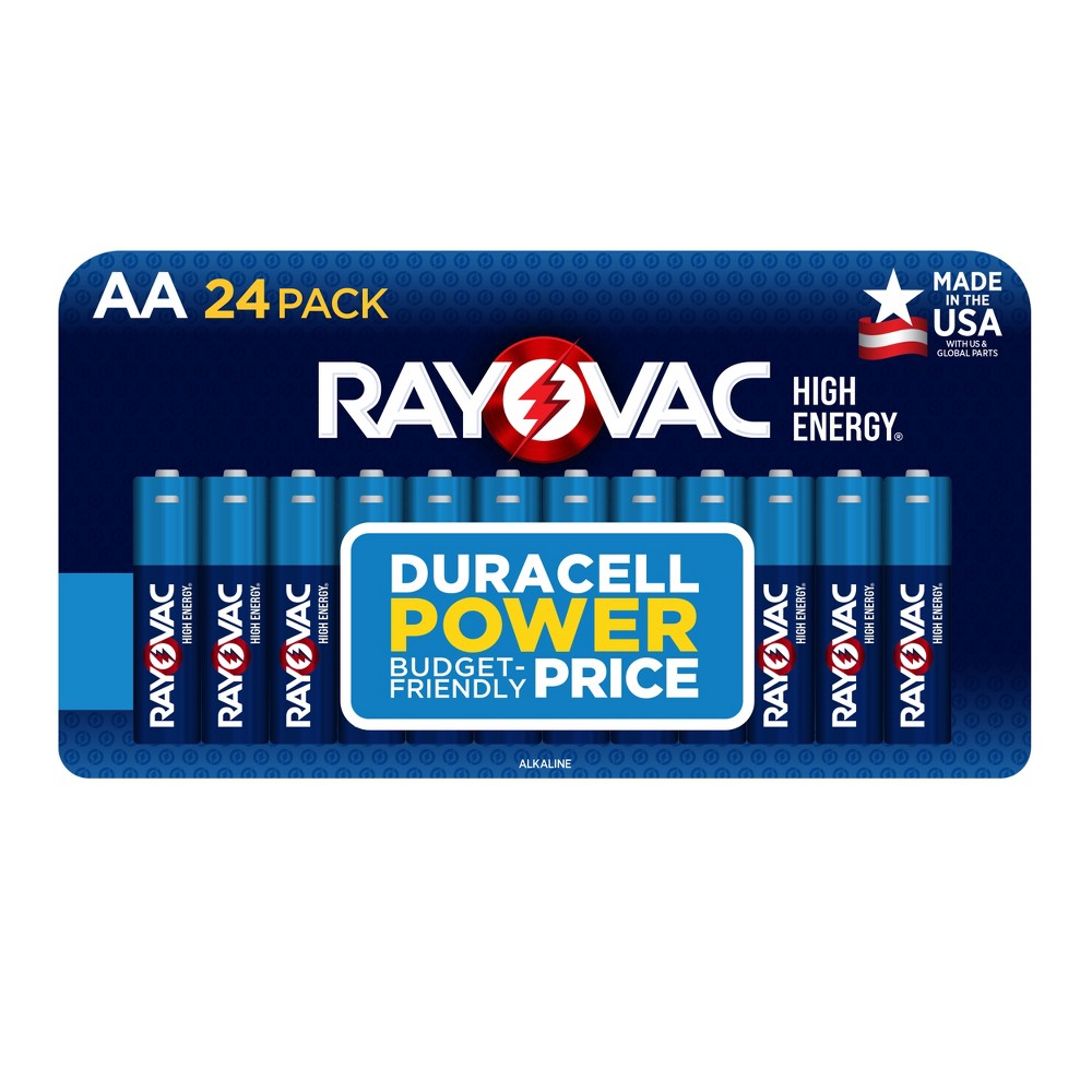 Rayovac High Energy 24pk AA Batteries - Alkaline Batteries