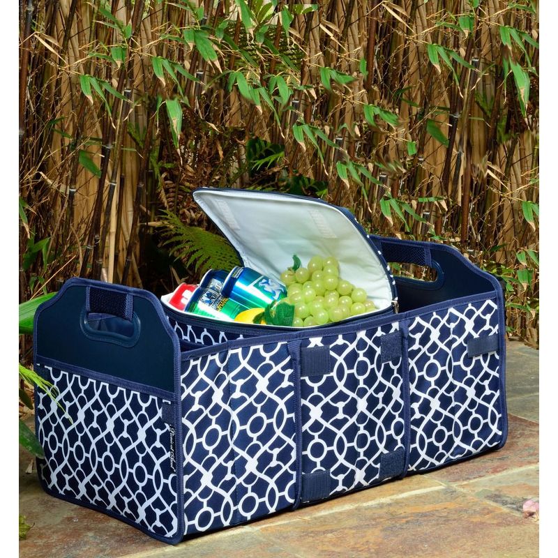 Picnic at Ascot Original Folding Trunk Organizer with Removable Cooler - Durable No Sag Design, 4 of 6