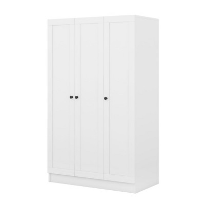 NicBex 66.90"H Modern Armoire Wardrobe Closet Storage Cabinet with 3 Doors & Internal Shelves for Bedroom