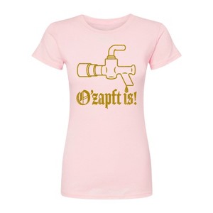 Women's - Instant Message - Oktoberfest Ozapft Is Fitted Graphic T-Shirt - 1 of 3