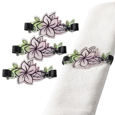 Waterdale Collection - Floral Napkin Wraps