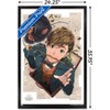 Trends International The Wizarding World: Dynasty Designs - Newt Scamander Framed Wall Poster Prints - 3 of 4