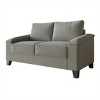 ChaletPosh Linen Love Seat - 3 of 4