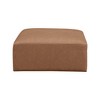 Meridian Furniture,Cube Vegan Leather Ottoman - 2 of 4