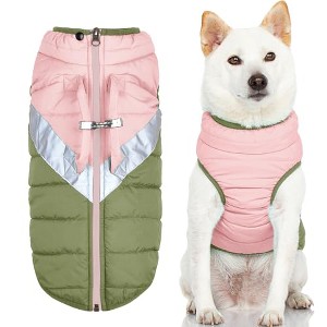 Gooby Mountaineer Dog Jacket Peach, X - 1 of 1