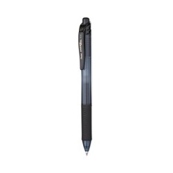 Pentel WOW Retractable Gel Pen .7mm Translucent Barrel Black Ink 24/Pack 
