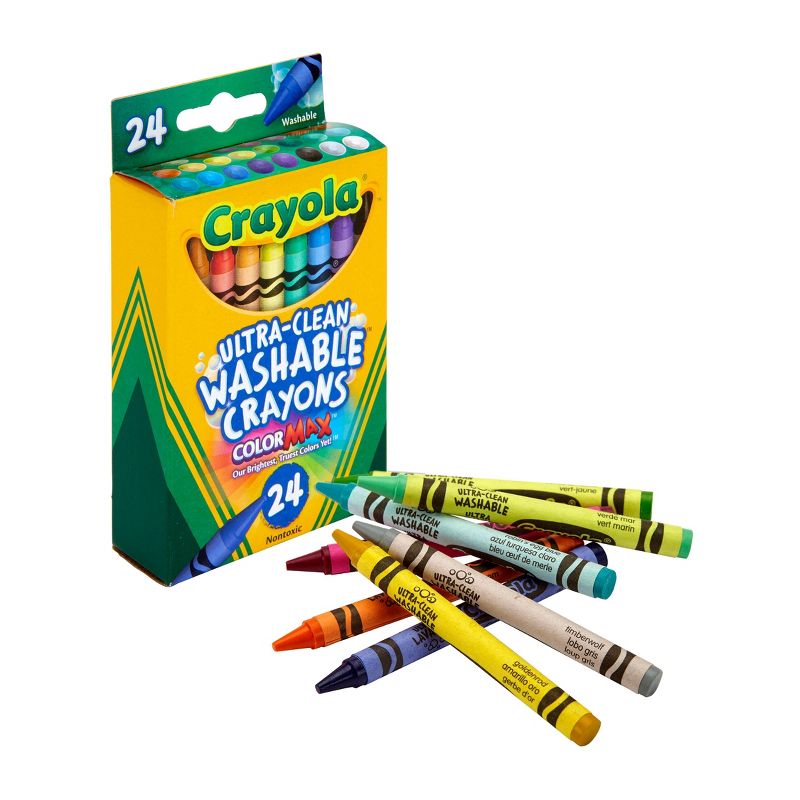 Crayola 24ct Ultra Clean Washable Crayons, 2 of 8
