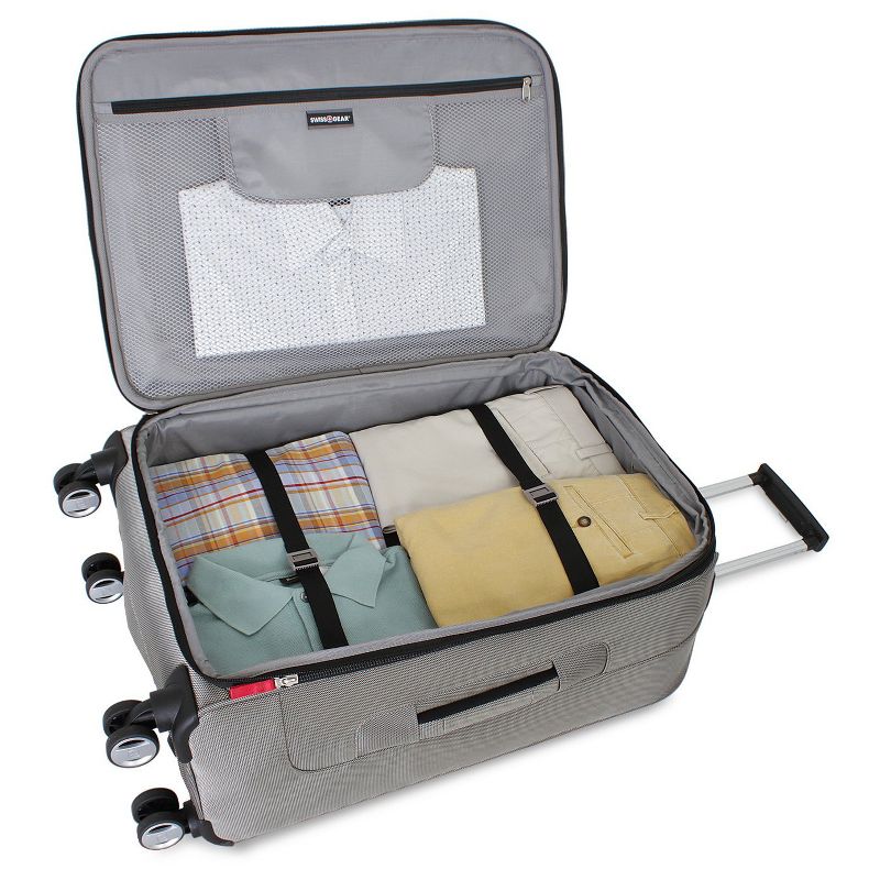 SWISSGEAR Zurich Softside Medium Checked Spinner Suitcase, 3 of 8