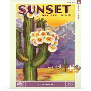 New York Puzzle Company Cactus Blooms 500 Piece Puzzle - 1 of 4