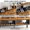 Garvee Shoe Cabinet with 4 Flip Drawer,Freestanding Shoe Storage Cabinet Organizer for Entryway,Dry & Wet Separation Shoe Organizer with Metal Legs - 4 of 4
