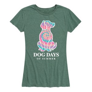 Women's - Instant Message - Dog Days Of Summer Short Sleeve Graphic T-Shirt - 1 of 4