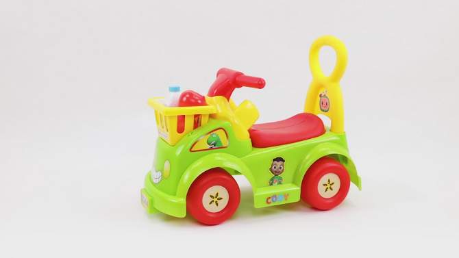 Cocomelon Healthy Habits Kids&#39; Ride-On with Sound,Songs, Lights and Bonus Toys, 2 of 12, play video