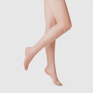 Women's 20D Light Sheer Sparkle - A New Day™ Sand - 1 of 2
