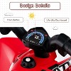 Costway Kids Ride On ATV 6V Electric Vehicle 4 Wheeler Battery Powered Motorized Quad Toy Car with LED Lights - 3 of 4