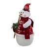 Northlight Frosted Snowman Christmas Figurine - 20" - Red and White - 3 of 3