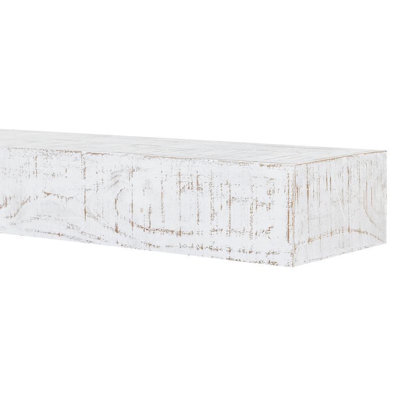 Country Living Hatteras Floating Farmhouse Mantel Shelf in Whitewash, 2 of 8