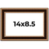PosterPalooza | Photo Size Weathered Gold Picture Frame - UV Acrylic, Foam Board Backing, Hanging Hardware - 2 of 4