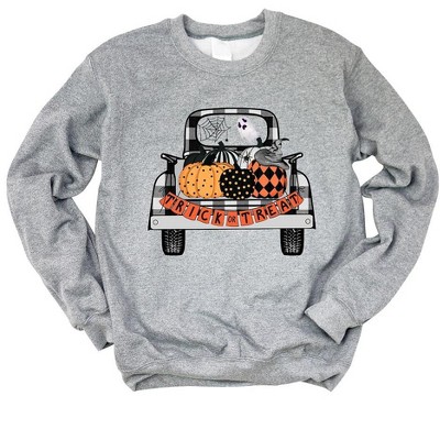 Simply Sage Market Women's Graphic Sweatshirt Trick Or Treat Truck