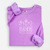 Simply Sage Market Teachers Plant Seeds That Grow Forever Lightweight Garment Dyed Sweatshirt - 2 of 4