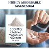 Magnesium Glycinate 500mg Supplement, High Absorption Formula for Sleep, Calm, Muscle Relaxation, Heart, Bone & Nerve Support, Nobi Nutrition - 4 of 4