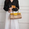 MKF Collection Liviana Women’s Shoulder Bag Croc-Embossed Chic and Versatile Timeless Handbag by Mia K - 3 of 4