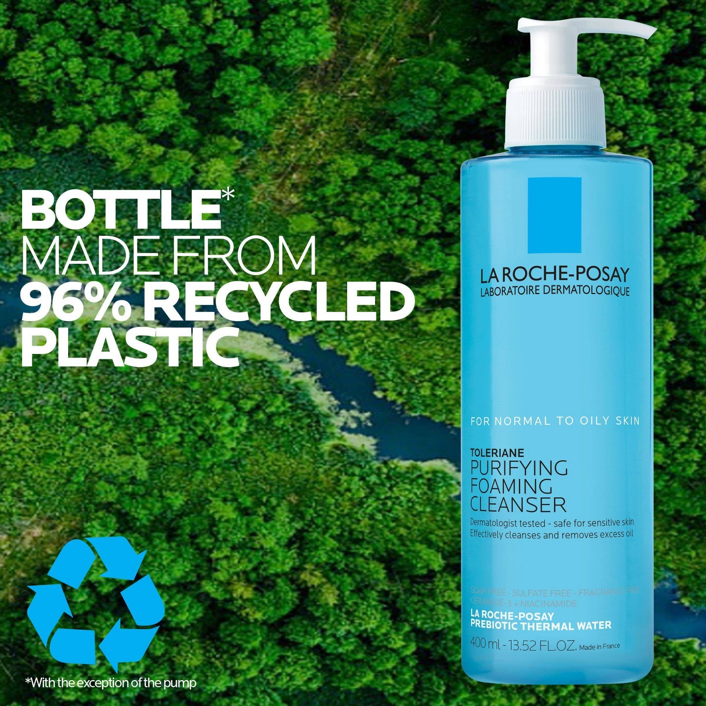 Очищающее средство для лица La Roche Posay Toleriane Purifying, 13.52 fl oz — фото 6