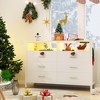 Aheplus Dresser for Bedroom with LED Lights and Power Outlets - 2 of 4