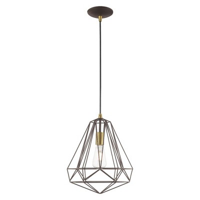 Livex Lighting Knox 1 - Light Pendant in  Bronze