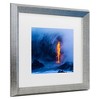 Trademark Fine Art - Miles Morgan Electric Blue Matted Framed Art - 3 of 4