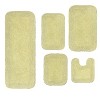 Home Weavers Radiant Collection 100% Cotton Tufted Bathroom Rug Set, Non-Slip Latex Bath Rug Set - 2 of 4