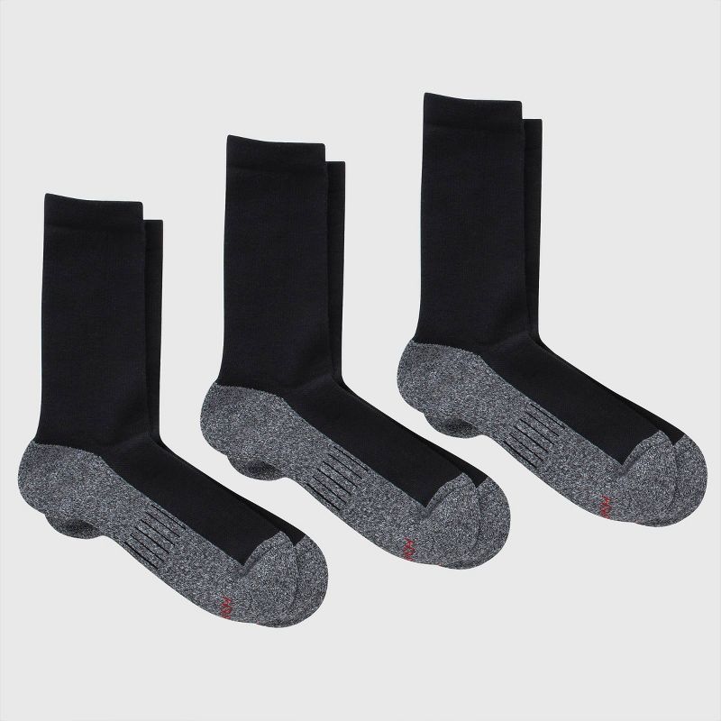 Hanes Premium Men's Cushioned Crew Socks 3pk - 6-12, 2 of 4