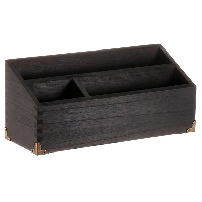 Wood Desktop Storage Unit Black - Threshold™