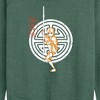 Women's - Avatar: The Last Airbender - Aang Crest Lightweight French Terry Wide Neck Long Sleeve Shirt - 2 of 4