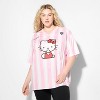 Women's Hello Kitty Short Sleeve Graphic Jersey - Pink - 2 of 3