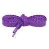 INSPIRE CHIC Reflective Dual Color Checkered Woven Flat Shoelaces 2 Pairs - 2 of 4