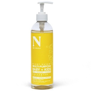 Dr. Natural Multi-Purpose Baby Plus Kids Soap - Body Wash and Baby Shampoo - Gentle Baby Soap with Shea Butter - Newborn Safe - Unscented - 16 oz - 1 of 4