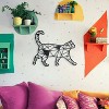 Cat Metal Wall Art – Home Office and Living Room Decoration - 2 of 4