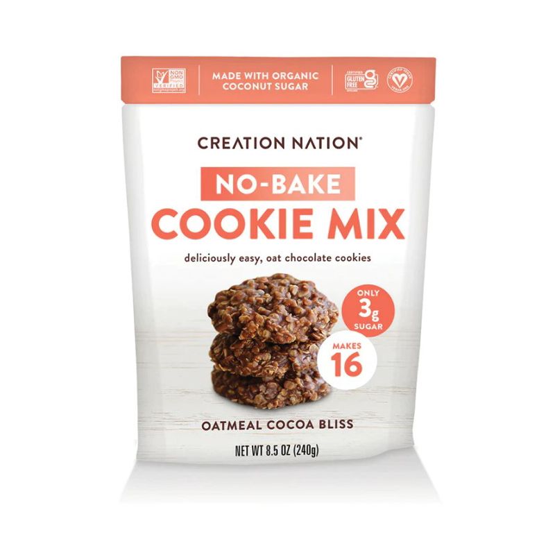 Creation Nation No Bake Oatmeal Cocoa Cookie Mix - Case of 6/8.5 oz, 2 of 5