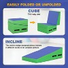 FDW Gymnastics Mat Tumbling Mat Incline Mat Folding Home Gym Yoga Mat - 4 of 4