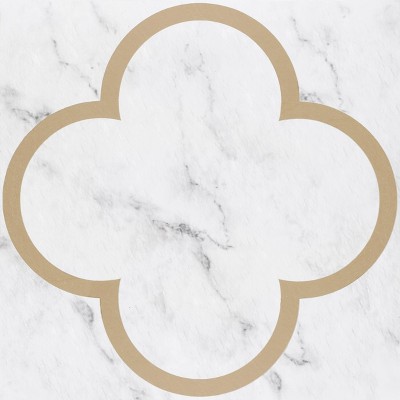GoodGram Peel N' Stick DIY Retro 12x12 Self Adhesive Vinyl Floor Tile - 20 Tiles (20 Total SF in a Box) - Van Cleef - 20 Tiles/20 sq. ft.