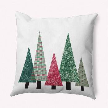 Square Christmas Pillow Cover Christmas Tree Cushion - Temu